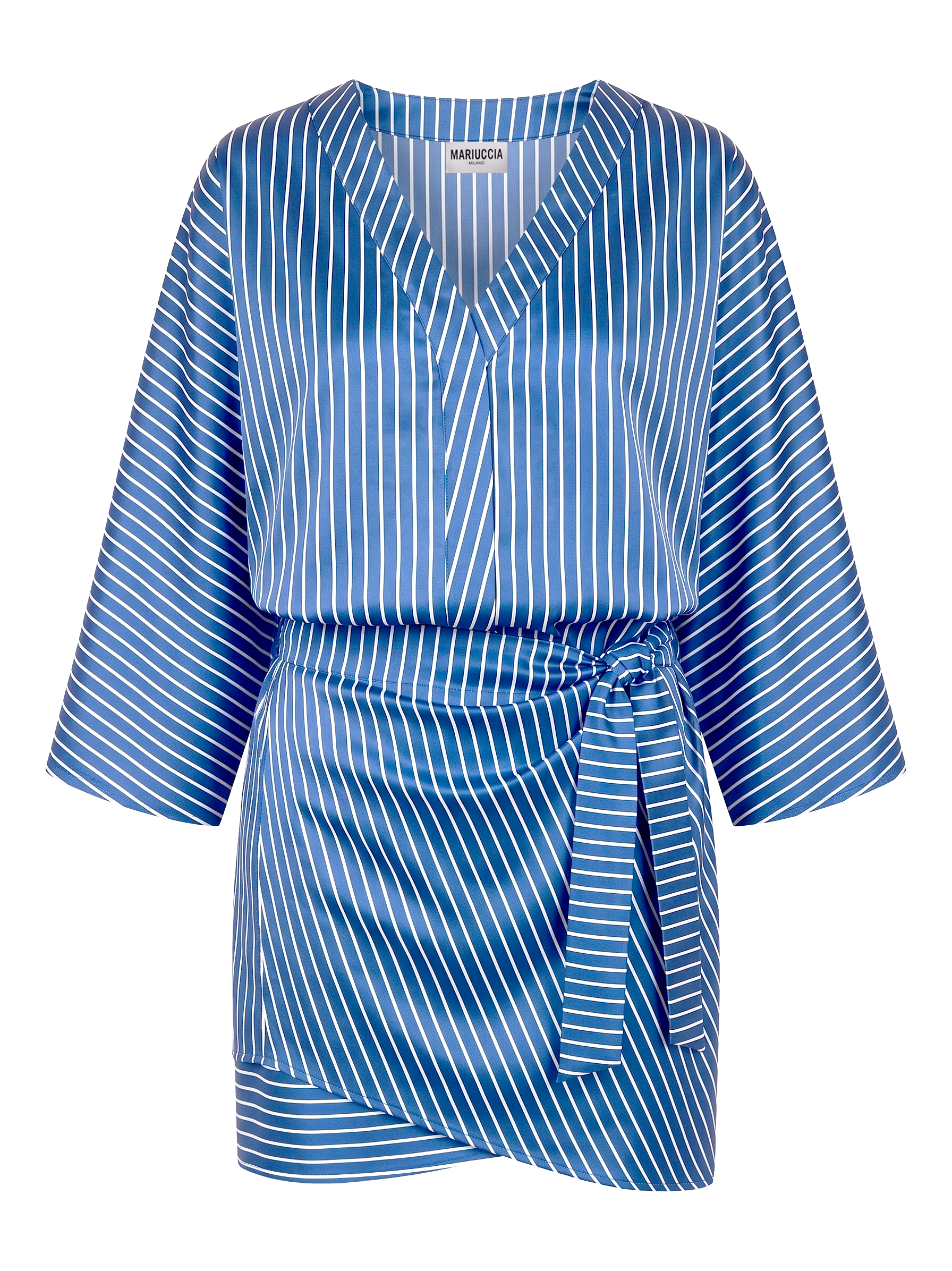 VESTITO PAREO IN COTONE RIGATO