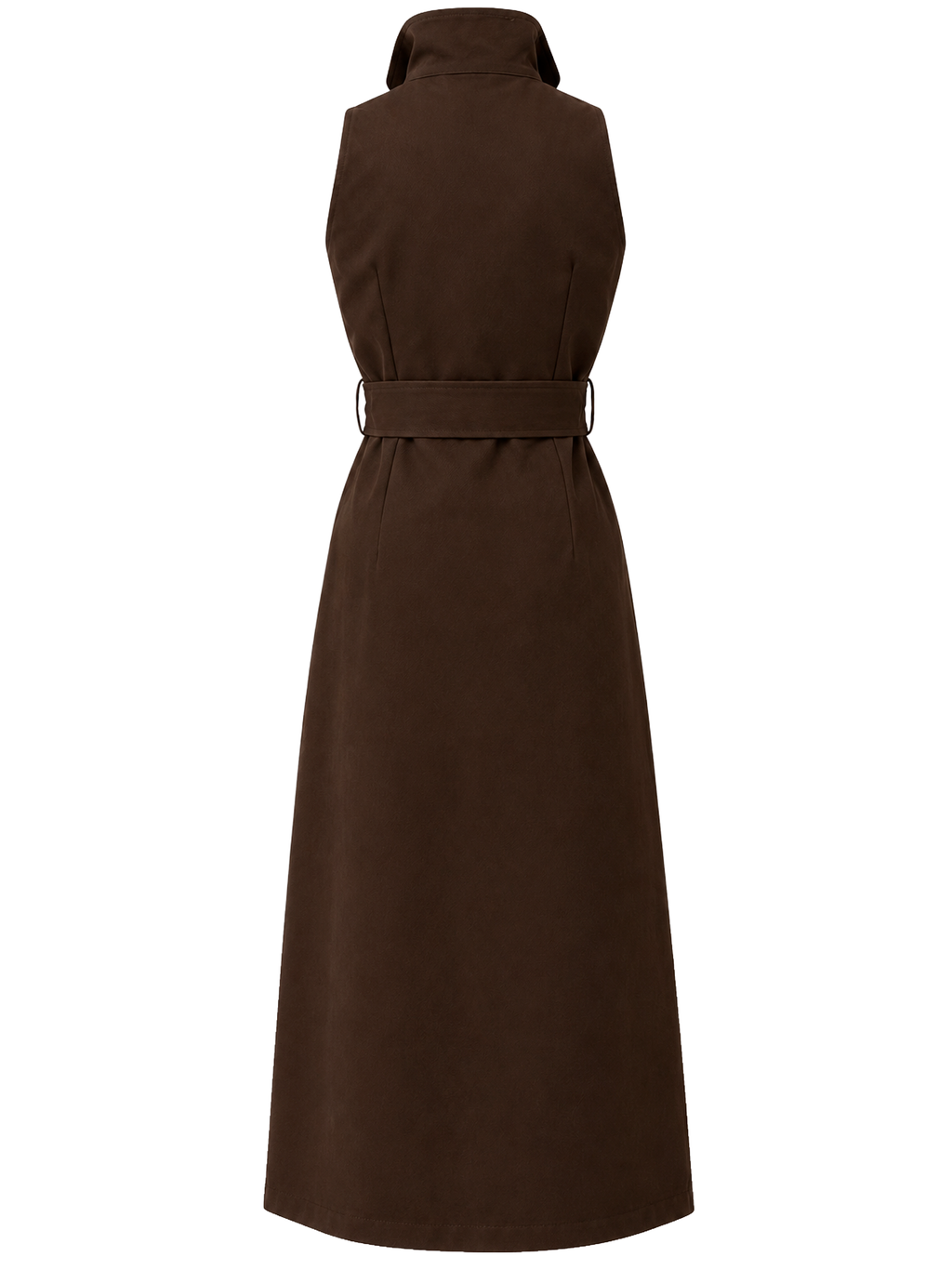 VESTITO MIDI CON CINTURA