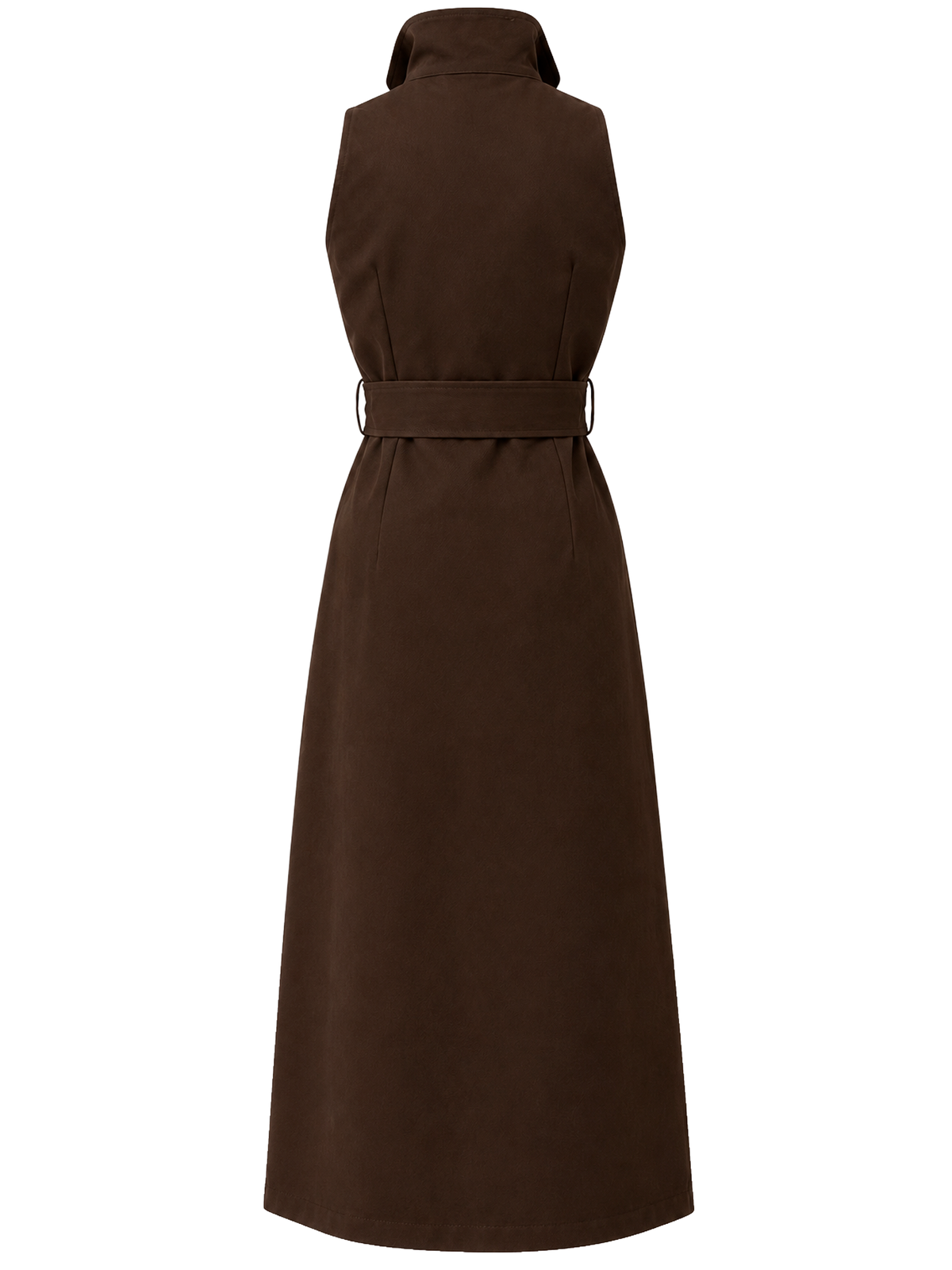VESTITO MIDI CON CINTURA