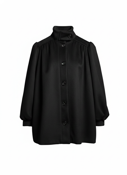 Cappotto con cintura monopetto B2603