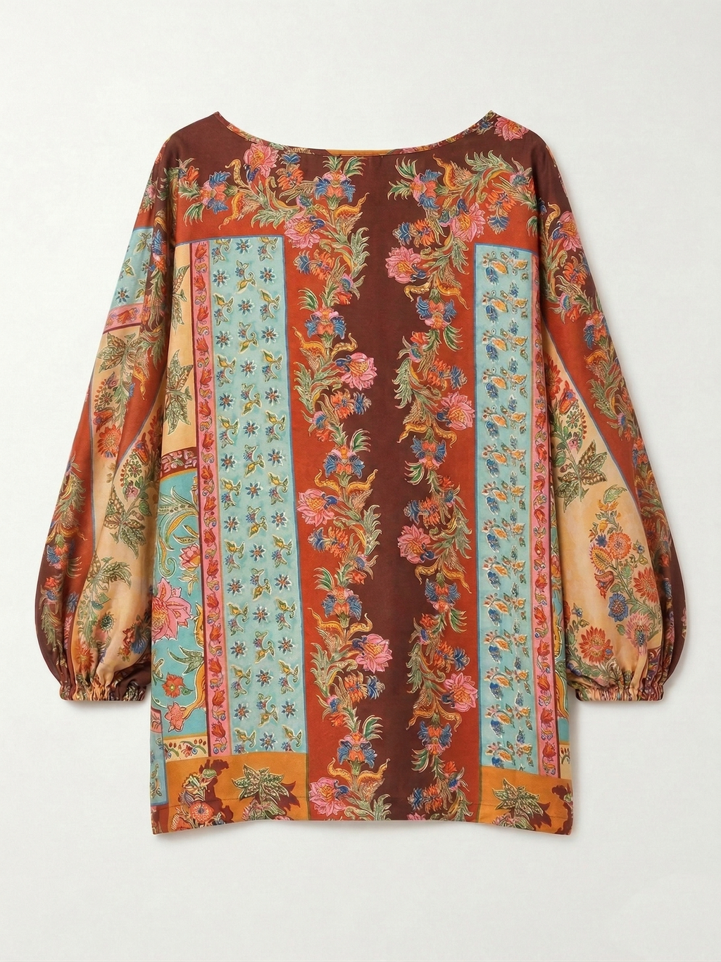 Casacca in raso fantasia C1010