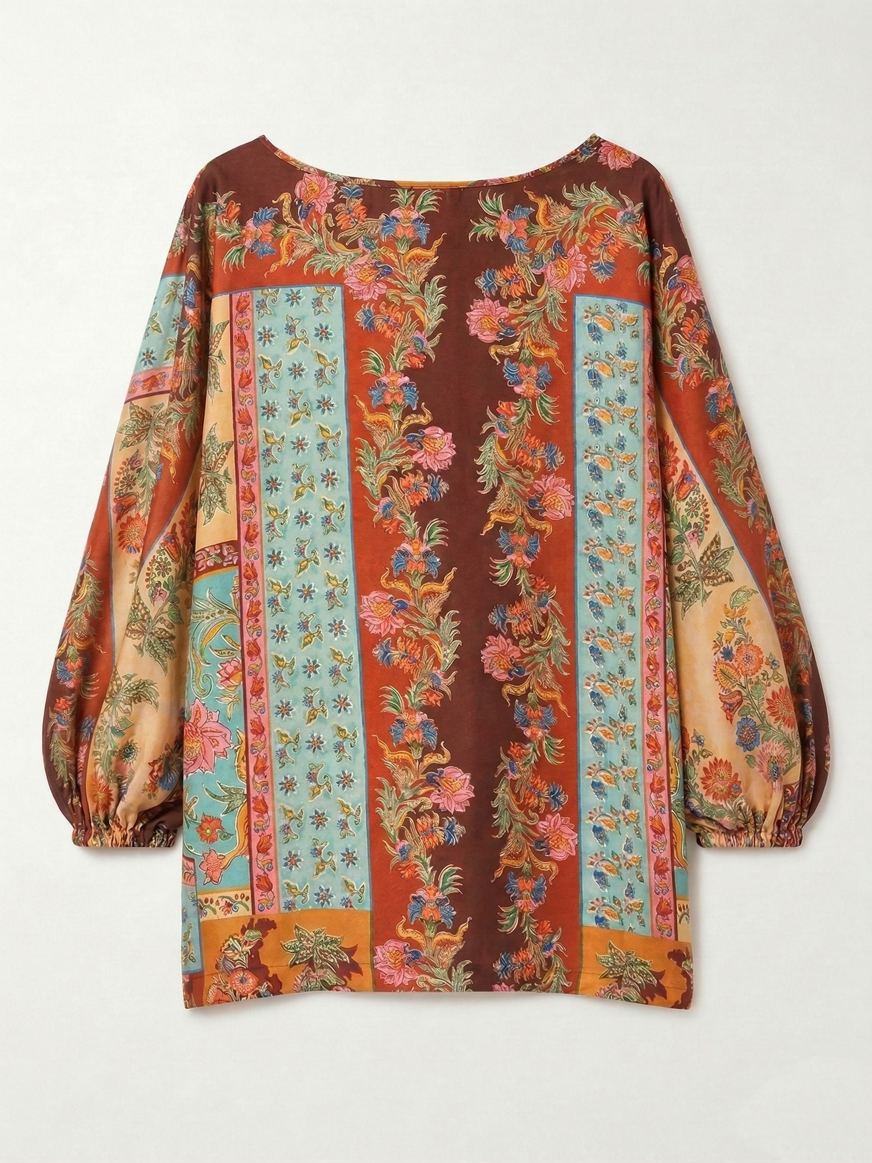 Casacca in raso fantasia C1010