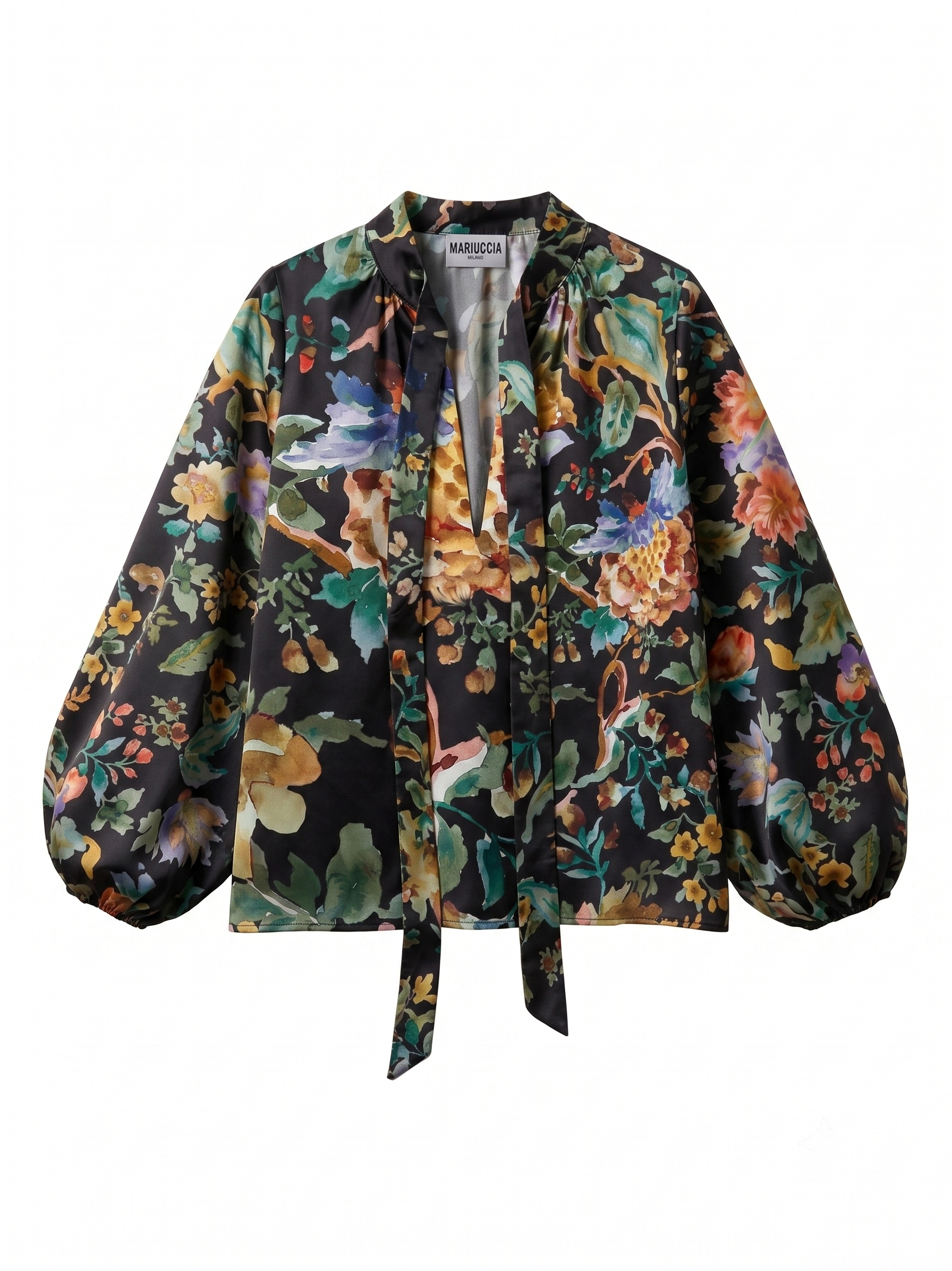BLUSA CON MANICHE A SBUFFO