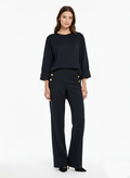 Casacca in punto milano gessato C2558