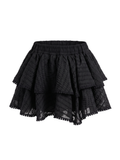 MINIGONNA IN ORGANZA RICAMATA