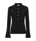 Polo in maglia semitrasparente MA2541