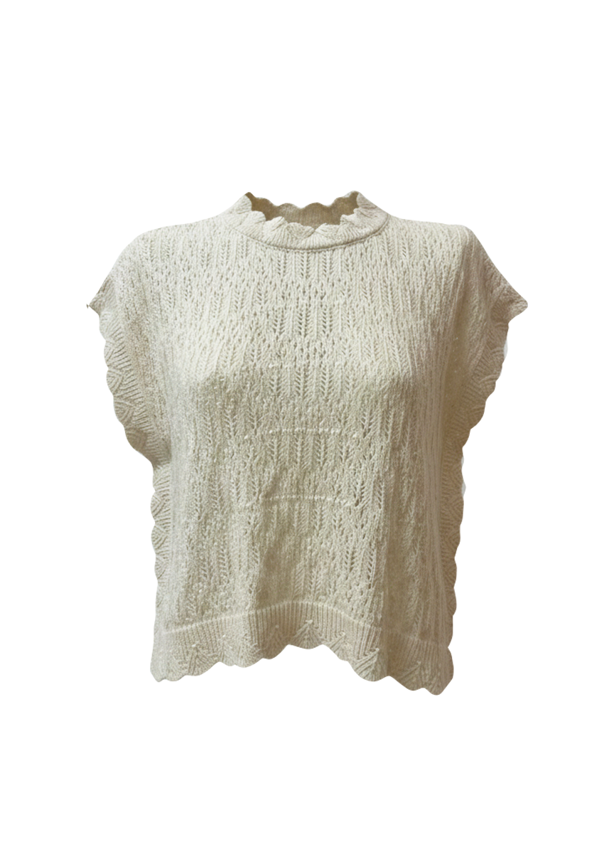 Gilet traforato in cashmere MA2543