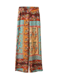 PANTALONI IN RASO FANTASIA
