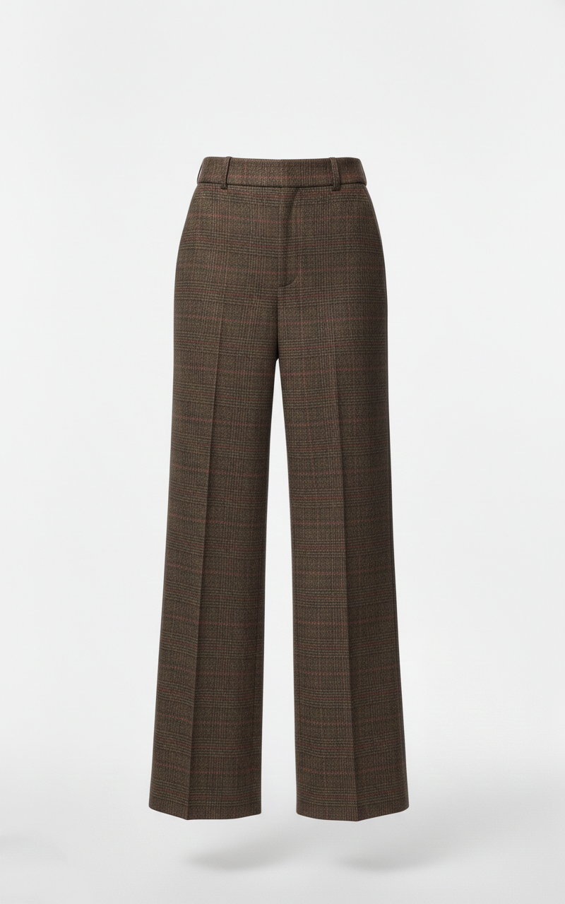 Pantaloni a palazzo in mano lana P2505