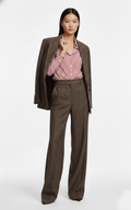 Pantaloni a palazzo in mano lana P2505
