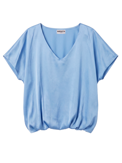 BLUSA CON SCOLLO A V