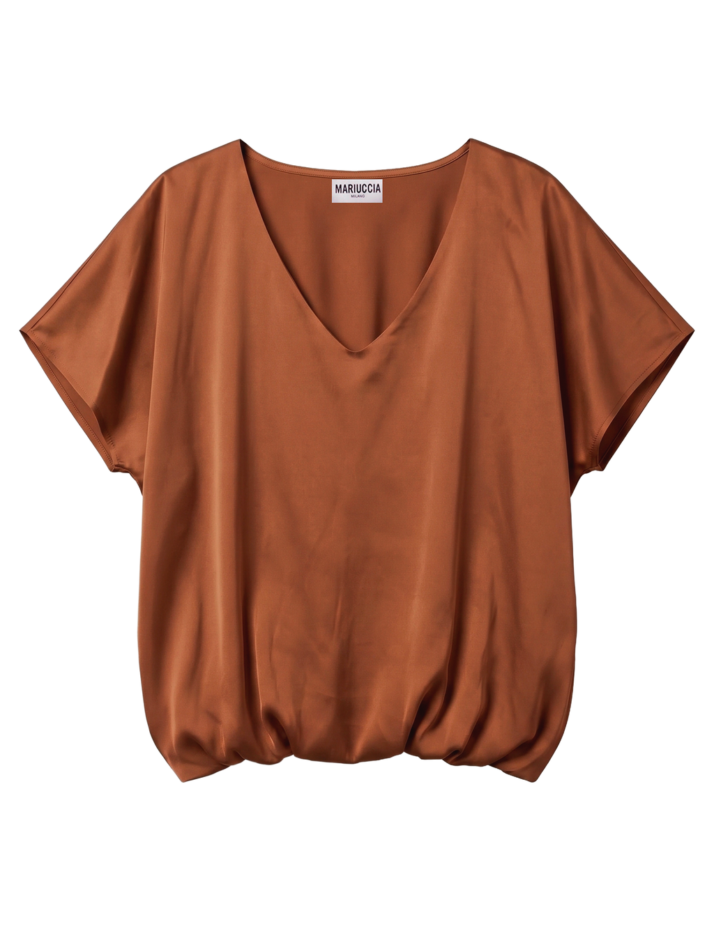 BLUSA CON SCOLLO A V