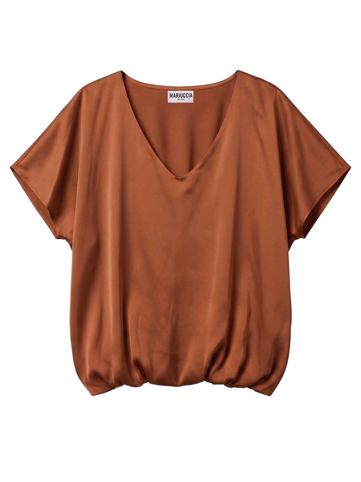 BLUSA CON SCOLLO A V