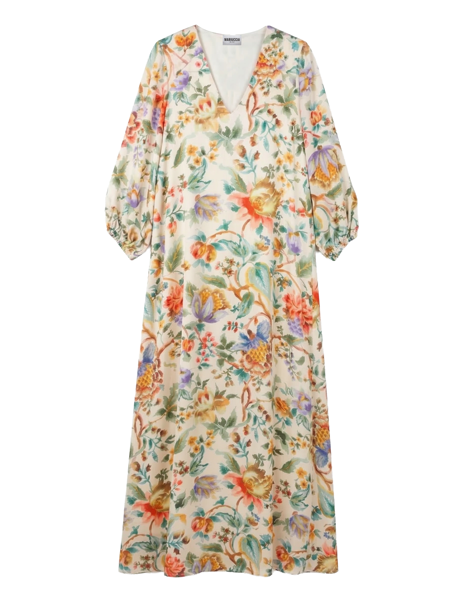 Vestito lungo fantasia V1028