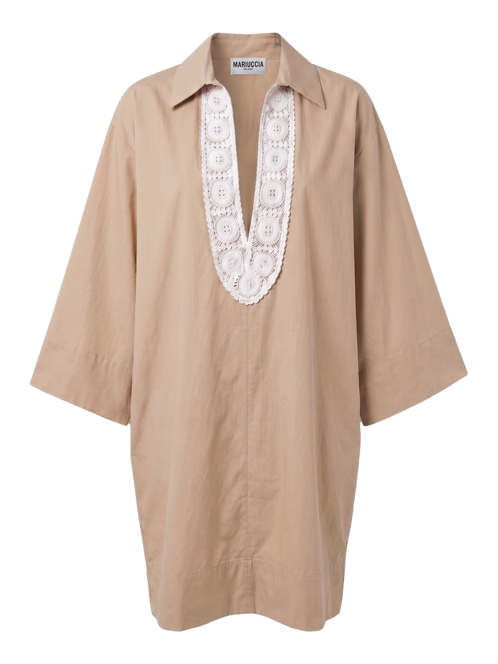 VESTITO CORTO CON MACRAME'