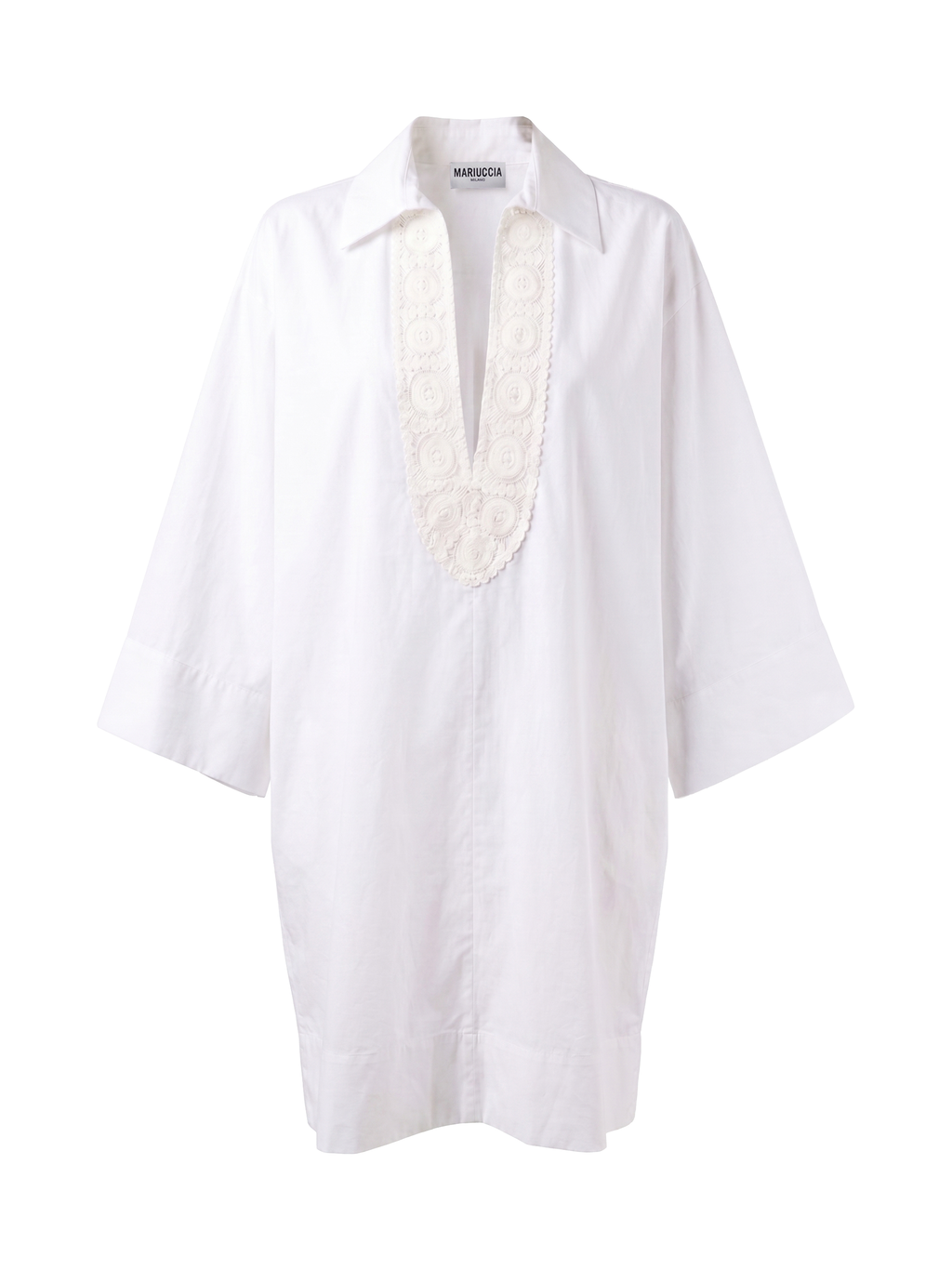 VESTITO CORTO CON MACRAME'