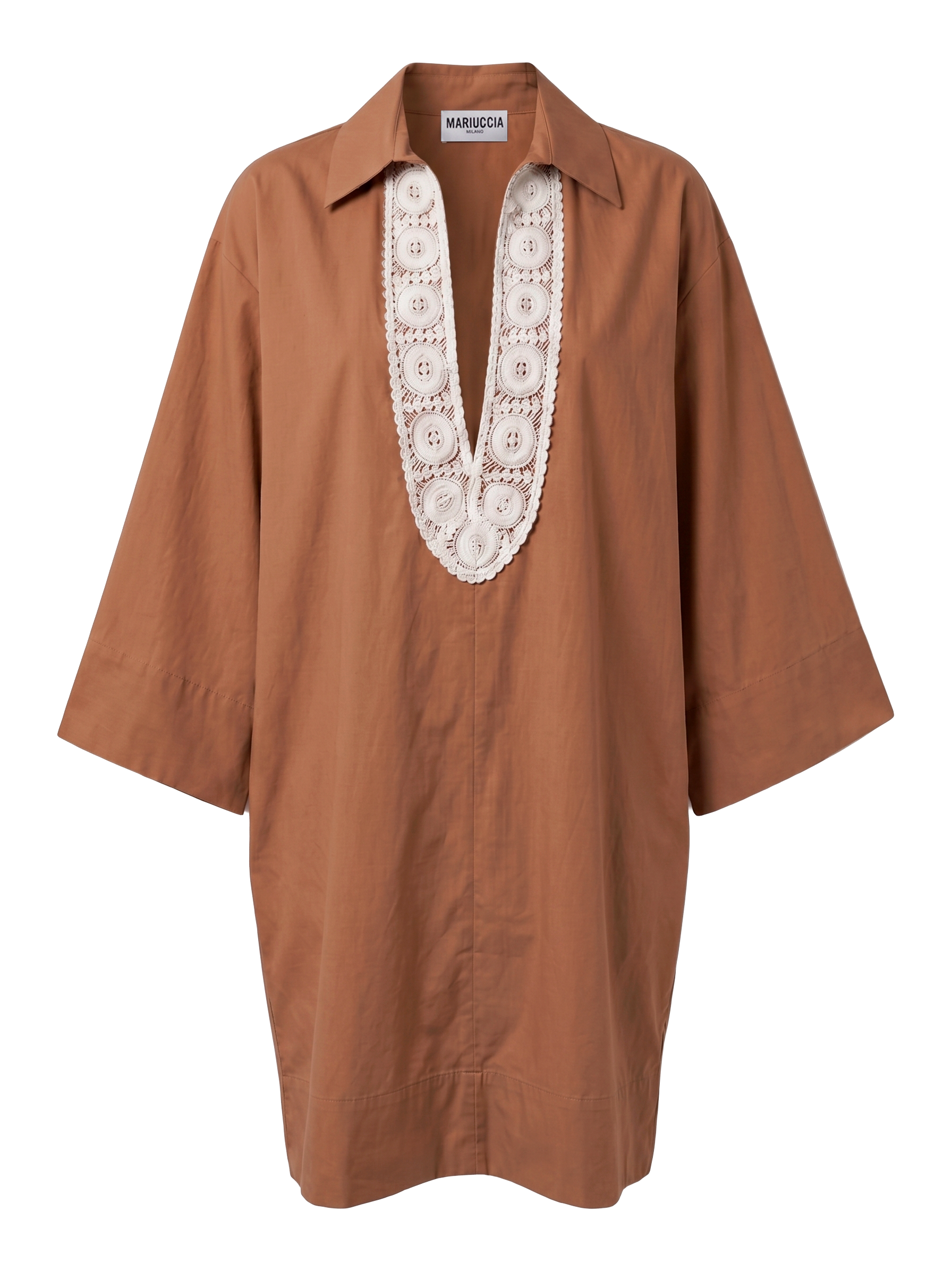 VESTITO CORTO CON MACRAME'