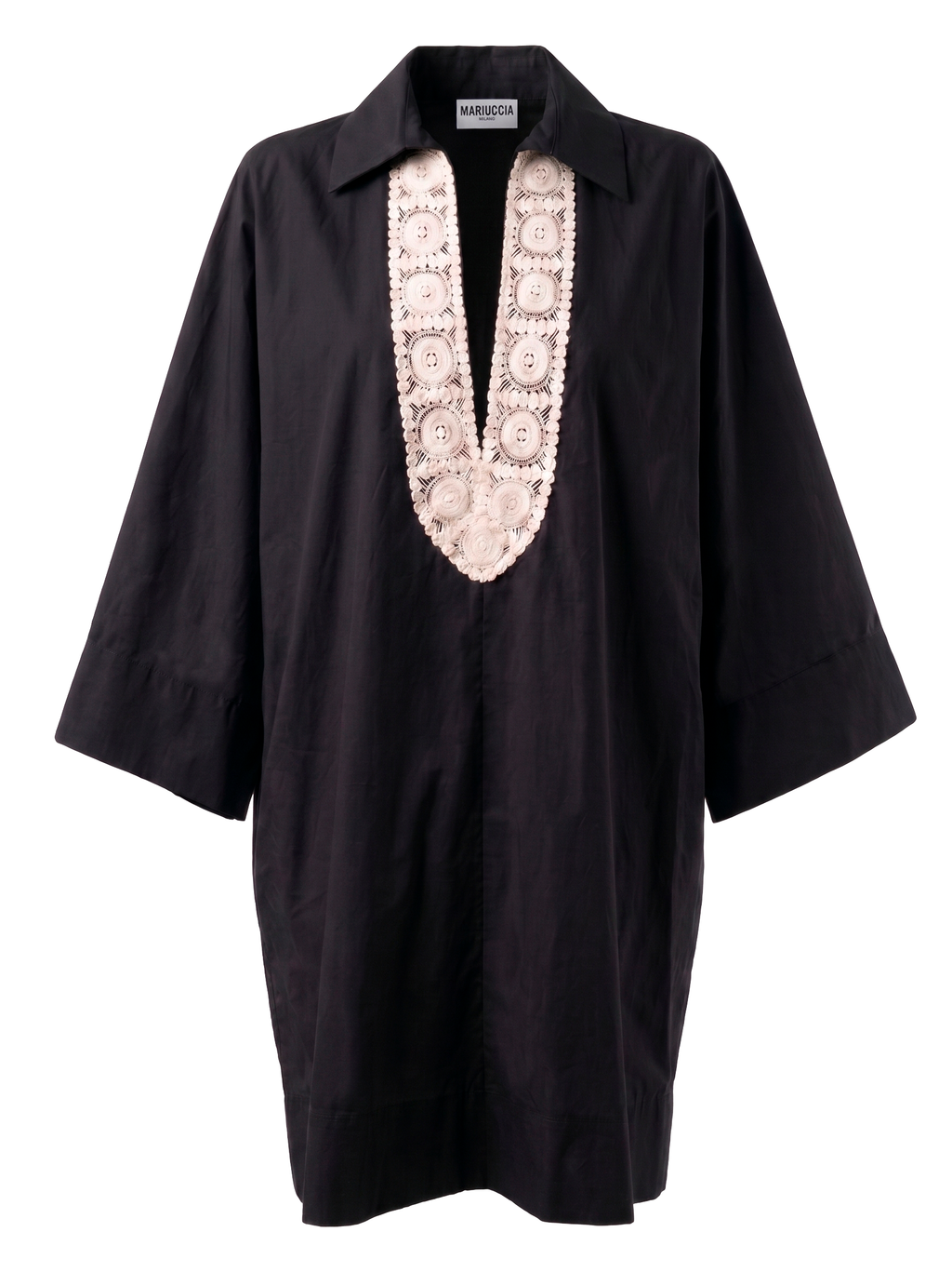 VESTITO CORTO CON MACRAME'