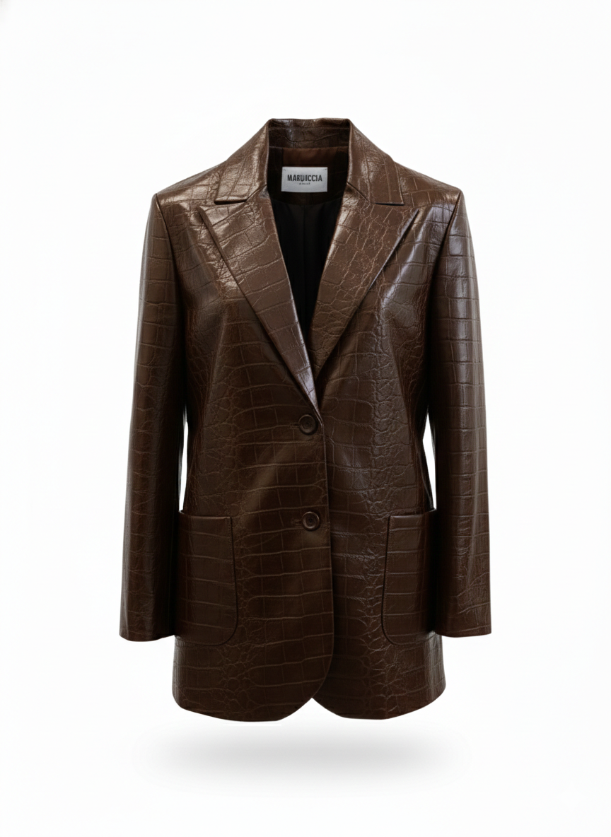 Giacca in ecopelle cocco B2531