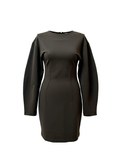 Vestito corto in punto milano V2579