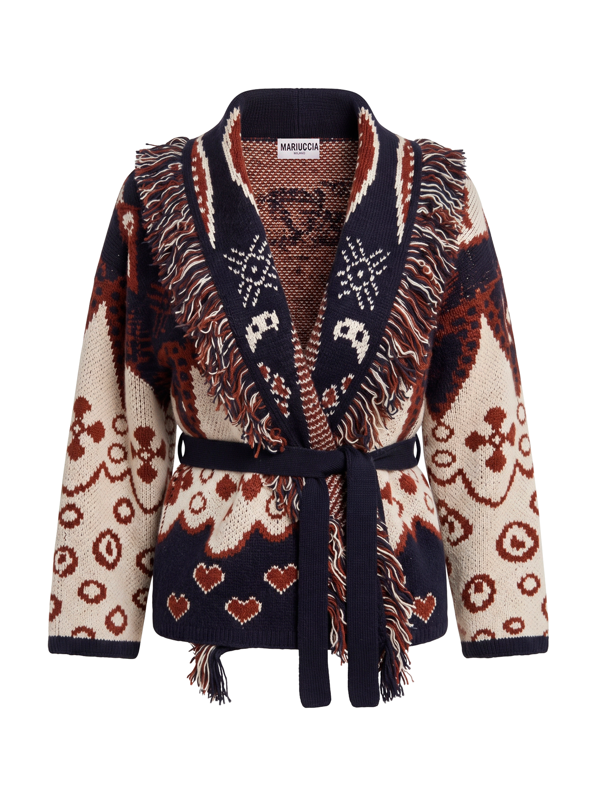 CARDIGAN CON FRANGE