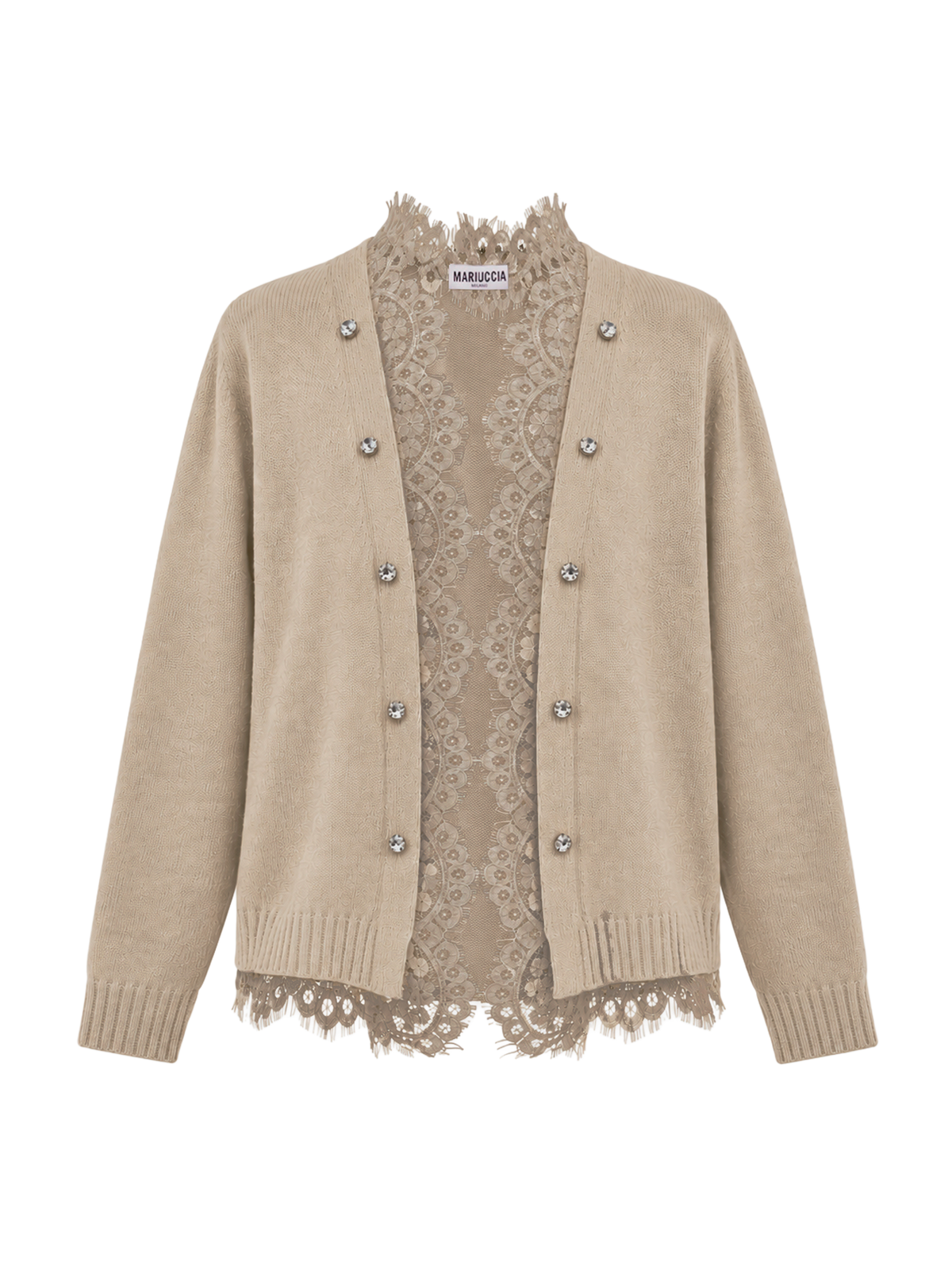 CARDIGAN CON DETTAGLI IN PIZZO