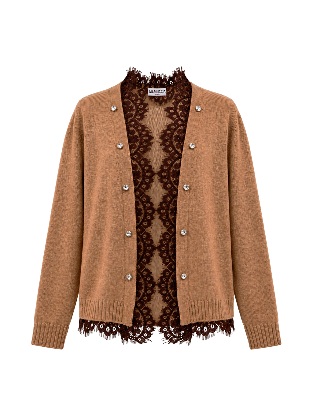 CARDIGAN CON DETTAGLI IN PIZZO