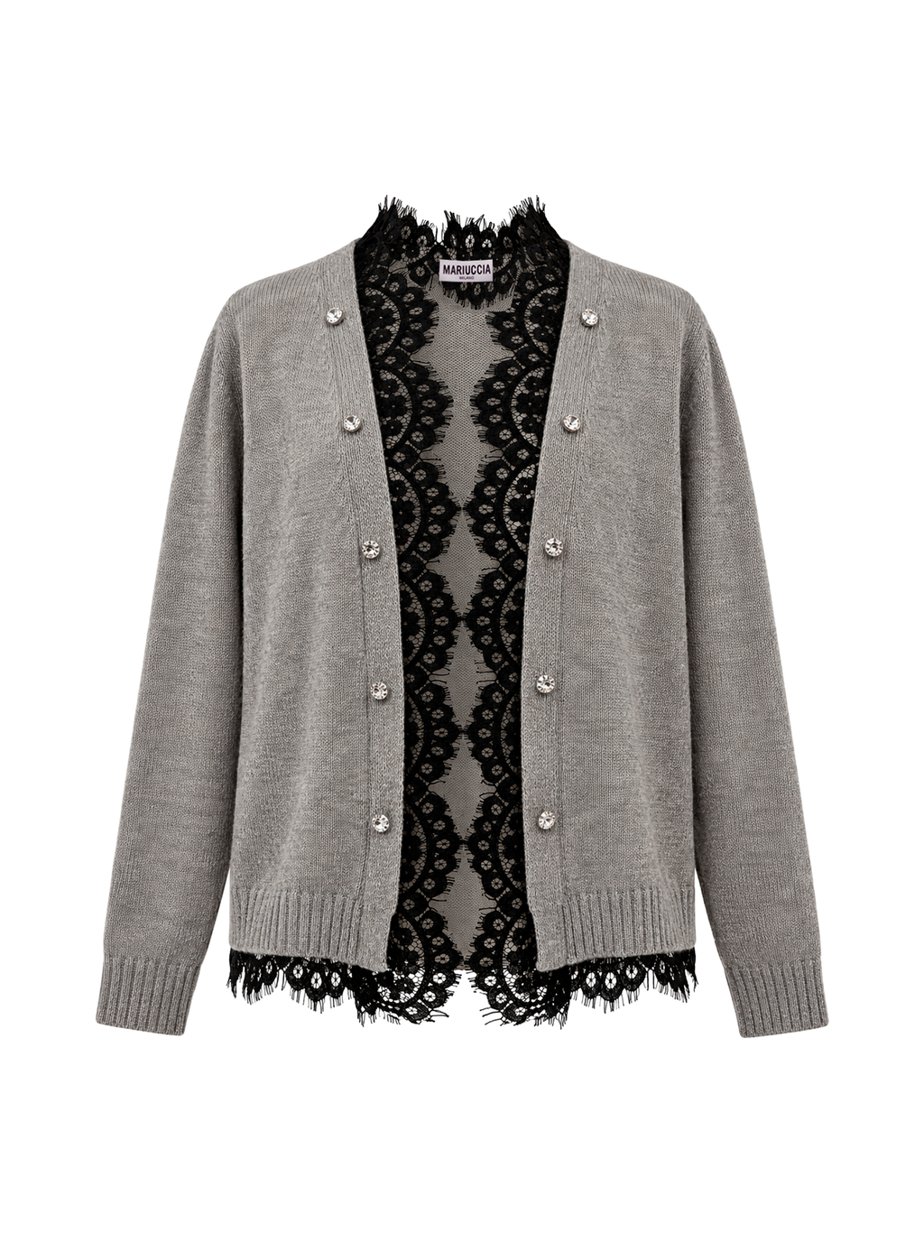 CARDIGAN CON DETTAGLI IN PIZZO