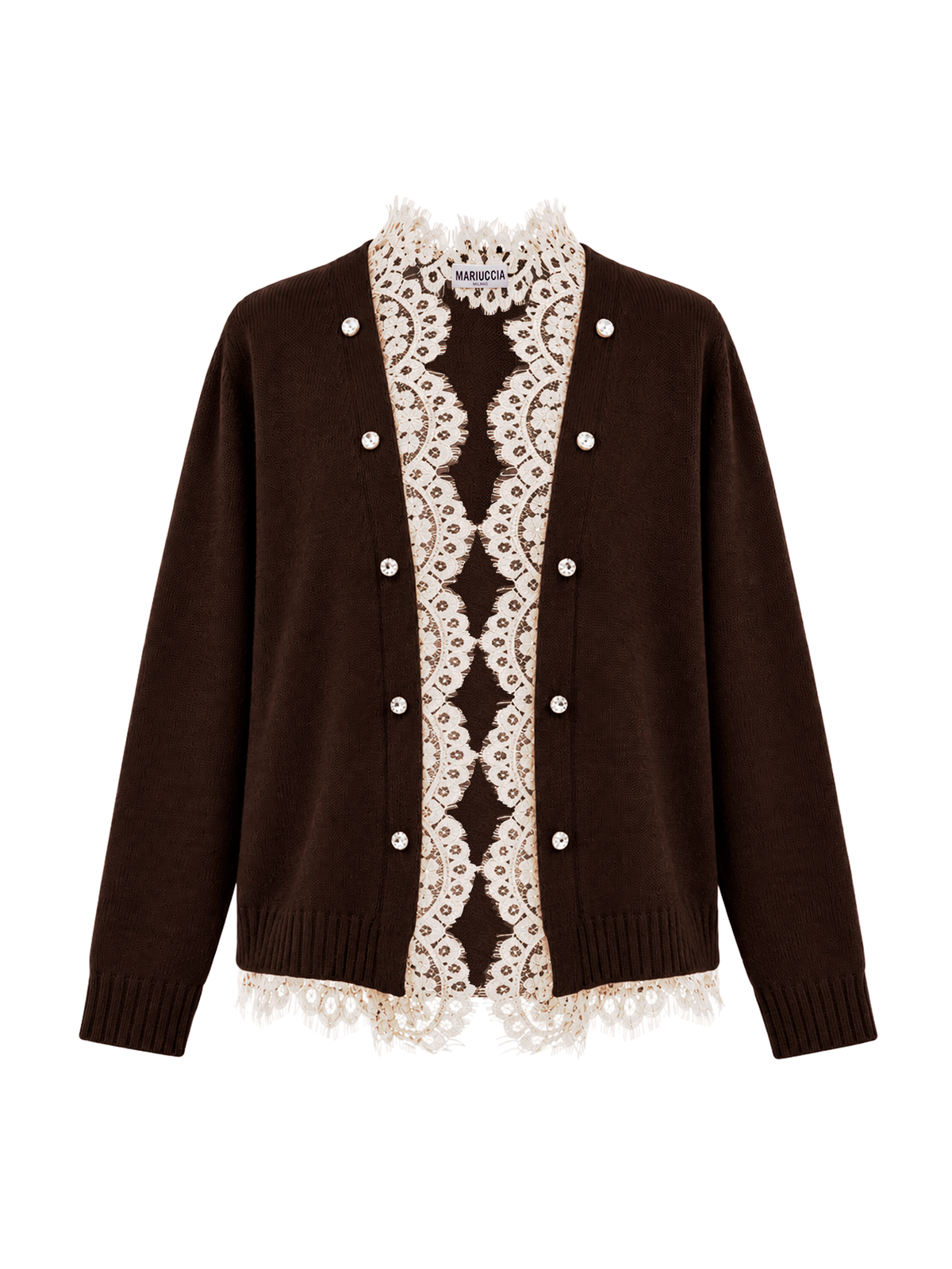 CARDIGAN CON DETTAGLI IN PIZZO