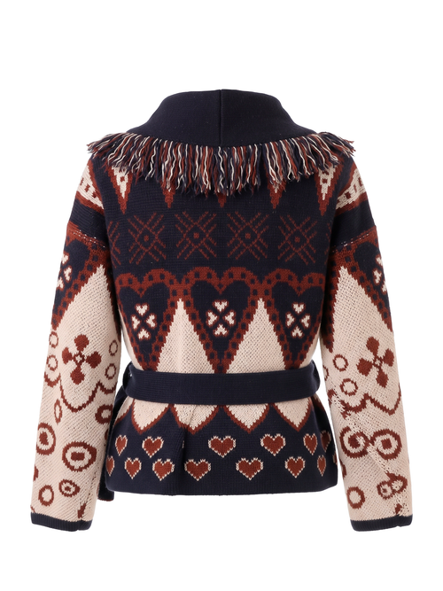 CARDIGAN CON FRANGE
