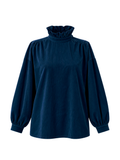 BLUSA IN VELLUTO A COSTE