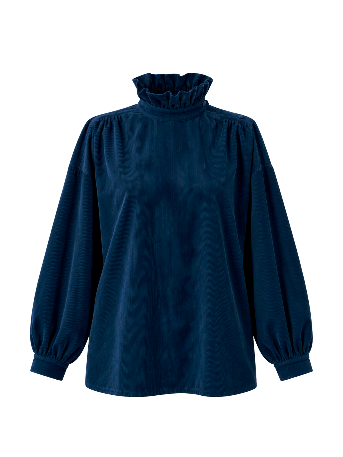 BLUSA IN VELLUTO A COSTE