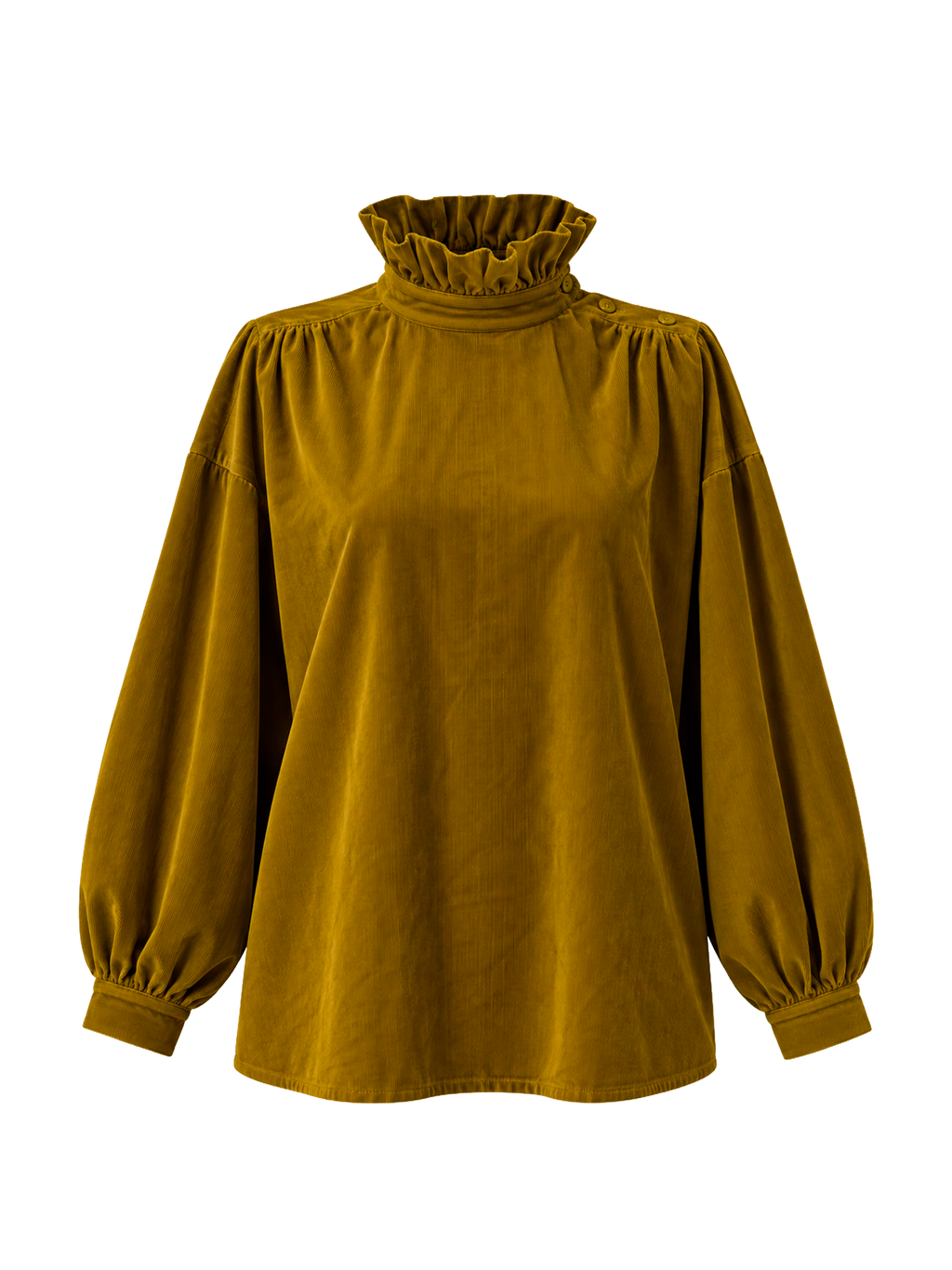 BLUSA IN VELLUTO A COSTE