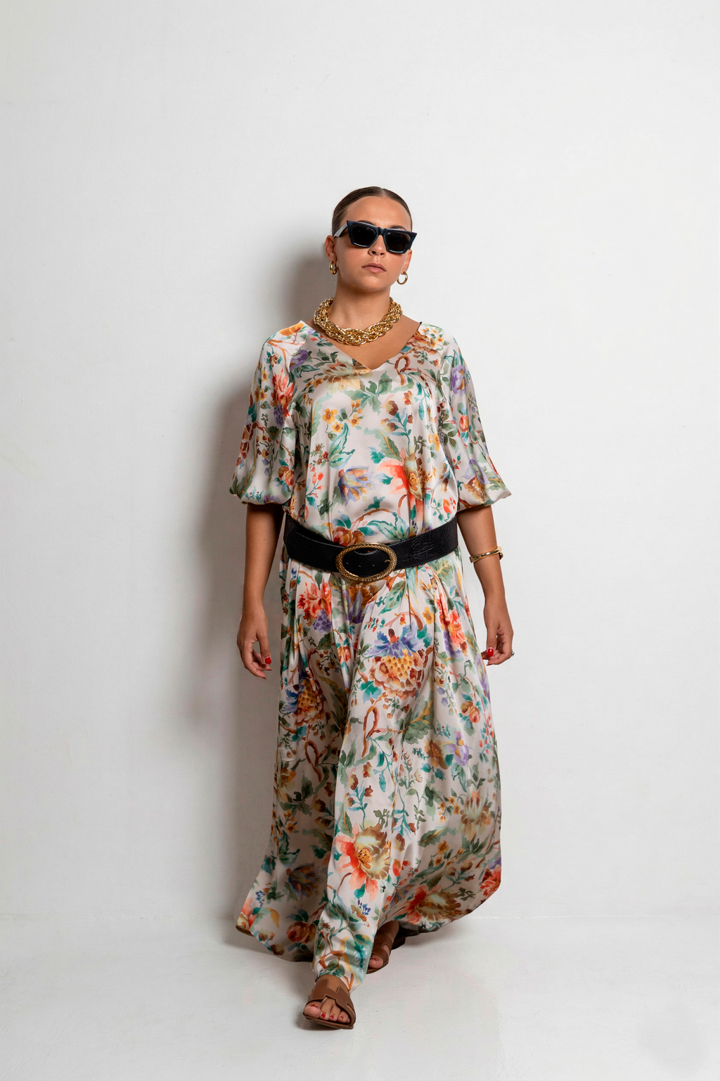 VESTITO LUNGO FLOREALE