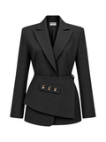 BLAZER STRUTTURATO CON DETTAGLIO GIOIELLO