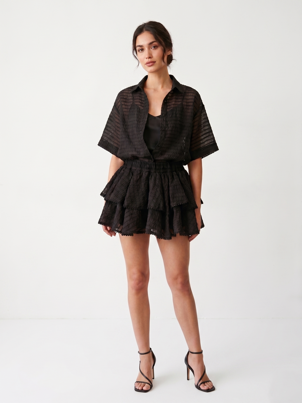 Camicia in organza C1007