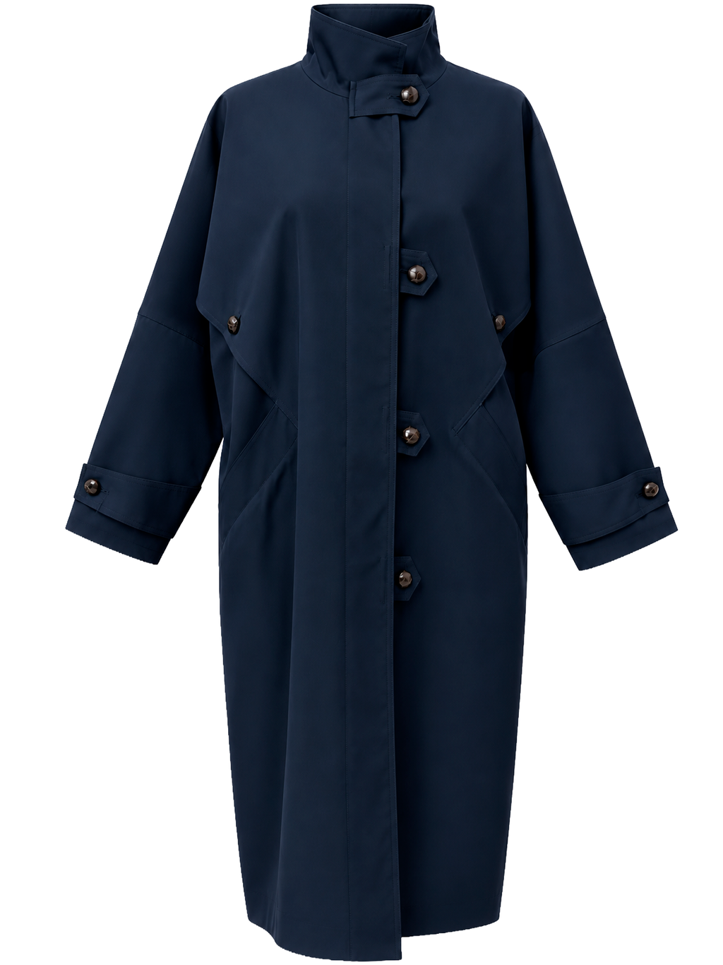 TRENCH OVERSIZE IN GABARDINA DI COTONE