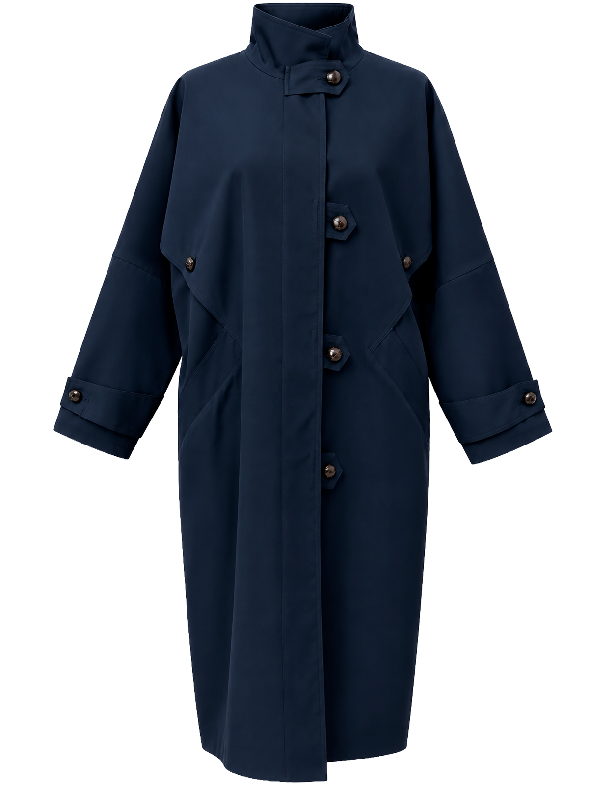 TRENCH OVERSIZE IN GABARDINA DI COTONE