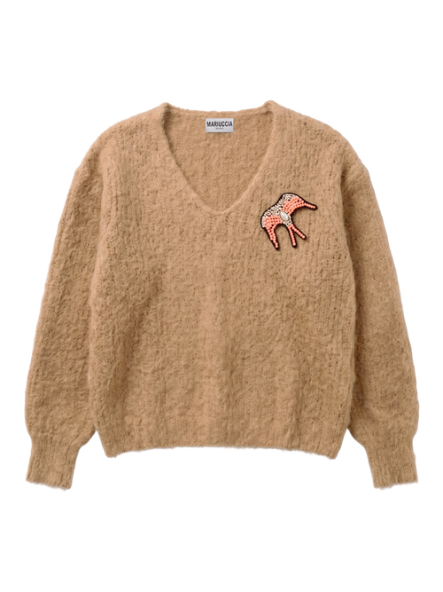MAGLIONE CON SPILLA
