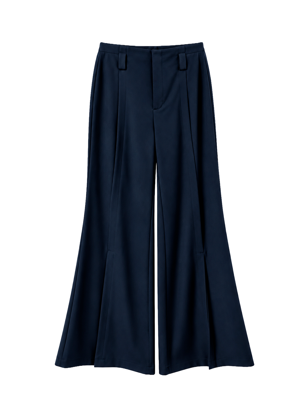 PANTALONI CON SPACCO FRONTALE